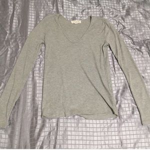 Nordstrom Fitted Grey long sleeve